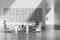 Mobilier de bureau Vente en gros Chaises ergonomiques à dossier haut pour le travail en maille avec appui-tête réglable Chaise de bureau