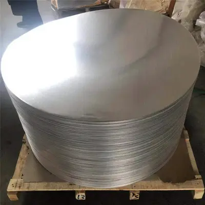 Oblea de disco de aluminio, placa de hoja redonda, disco redondo de aluminio para utensilios de cocina