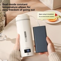 Bouilloire électrique portable intelligente pour une ébullition rapide de l'eau, design moderne, en plastique, pour la maison, les voyages et l'extérieur