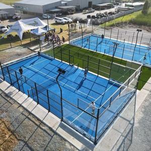 2025 Venta caliente Cancha de Pádel panorámica Canchas De Padel al aire libre Pista de tenis de pádel en venta <span class=keywords><strong>Comprar</strong></span> Cancha de pádel - Product Image 4