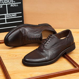 Sandalias Casuales Elegantes y Transpirables de Verano para Hombre, Sandalias Planas Cómodas de Cuero Vacuno Genuino - Product Image 2