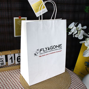 Groothandelsprijs Cadeau Fastfood Afhaalmaaltijden Groot Formaat Bruine <span class=keywords><strong>Kraft</strong></span> Papieren Zakken Met Handvat Op Maat Print Uw Eigen Logo Boodschappentas - Product Image 3