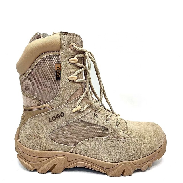 Customized Men's Lightweight Sports Tactical Boots, Waterproof, Breathable, High-quality and Comfortable Walking Boots