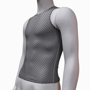 Personalizza canottiera aderente canottiera traspirante canottiera da <span class=keywords><strong>ciclismo</strong></span> da uomo senza maniche - Product Image 1