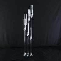 Centres de table en cristal, porte-bougie en acrylique, porte-bougie en acrylique pour mariage, décoration de mariage pas chère, centre de table
