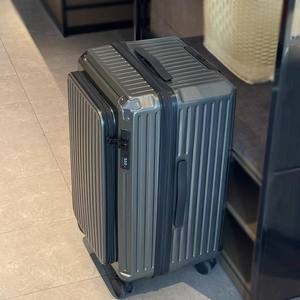 <span class=keywords><strong>Valise</strong></span> de voyage à fermeture éclair, grande capacité, respirante, imperméable, antibactérienne, à ouverture latérale, à cinq roues, neuve - Product Image 4