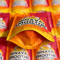 Sachet Mylar personnalisé entièrement imprimé, résistant à l'humidité, avec fermeture éclair, pour chocolats, snacks et chips