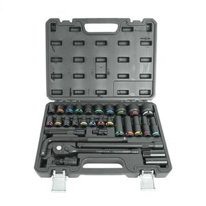 Auto Steel 31Pcs 1/2 Inch Color Circle Impact <b>Socket</b> Set Professional Kit - Product Image 3