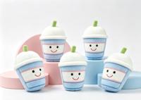 Peluche Tasse à Bubble Tea Douce et Mignonne, Poupée en Peluche Personnalisée pour Cadeau Souvenir, Peluche Tasse à Bubble Tea