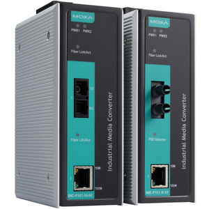 Convertidor de Medios Industrial Moxa IMC-P101-S-SC-T, Fibra Óptica Ethernet 10/100Mbps, Conector ST - Product Image 2
