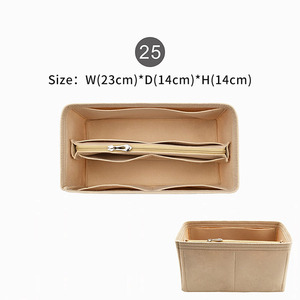 Factory Custom Open Fashion Felt Bag Organizer for Large Capacity Makeup <strong>Handbag</strong> <strong>Insert</strong>, Customizable for Cosmetic Storage - Product Image 6