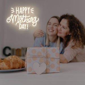 Happy Mothers Day Letreros Neon LED indoor hanging ambient light shop <b>sign</b> wall decoration light entrance indicator light 5V 12V - Product Image 5