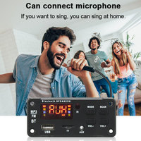 VIRE Voiture Audio USB TF FM Radio Module Bluetooth MP3 WMA Décodeur Conseil Lecteur MP3 Module Avec Karaoké Reverb Fonction