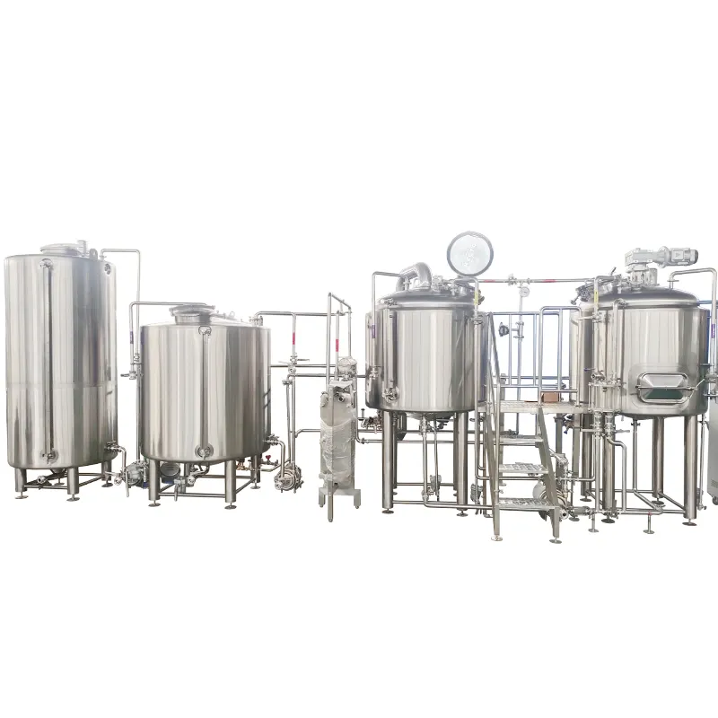 Beer brewhbeer bira üretim hattı bira üretim ekipmanları al yapımı bira bira makinesi anahtar teslimi proje