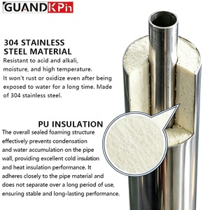 Tuyau d'isolation intégré en acier inoxydable 304 de qualité supérieure, résistant à la pression et à la corrosion, directement de l'usine - Product Image 5