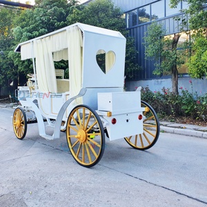 Charrette de tourisme, charrette à chevaux européenne, chariot, calèche, calèche de mariage en forme de citrouille, calèche électrique à chevaux - Product Image 6