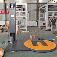Machine d'emballage de palettes rotatives en film plastique extensible avancé avec certificat CE
