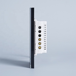 Commutateur Wifi Zigbee <span class=keywords><strong>Application</strong></span> de maison intelligente One Gang Interrupteur électrique à panneau de verre tactile noir sans fil neutre - Product Image 6