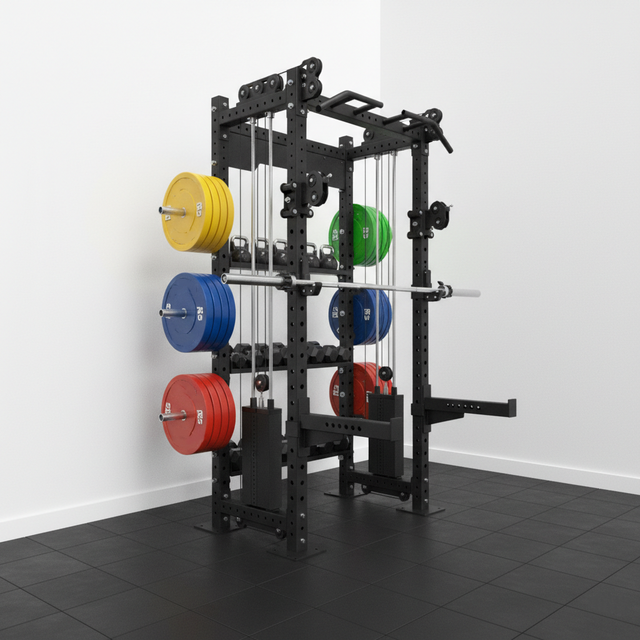 High Quality Multi-functional Power Squat Smith Machine Rack Cable Crossover Smith Machine for Commercial Use in Fashion Gyms