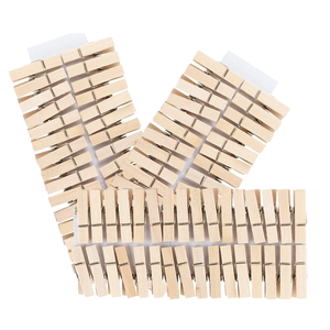 Pinzas de Ropa de Madera Ecológicas y Duraderas para Manualidades, con Colores Impresos, para Niños, Ropa de Cama, Bolsas y Almacenamiento en la Sala de Estar - Product Image 1