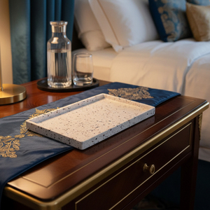 <span class=keywords><strong>Vassoio</strong></span> per Asciugamani <span class=keywords><strong>da</strong></span> Hotel, <span class=keywords><strong>Vassoio</strong></span> Moderno per Articoli <span class=keywords><strong>da</strong></span> <span class=keywords><strong>Toeletta</strong></span> e Accessori <span class=keywords><strong>da</strong></span> Bagno, <span class=keywords><strong>Vassoio</strong></span> di Benvenuto in Terrazzo - Product Image 4