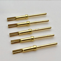Connecteur circulaire électrique 1mm Contacts à sertir mâle et femelle broche en laiton broche de connecteur plaquée or