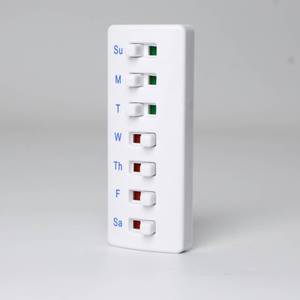 LM LM25514 Organizador de Pastillas Portátil y Reutilizable, Recordatorio Diario de Medicamentos, Estuche de Plástico de Grado Alimenticio, Accesorios de Cuidado Personal - Product Image 2