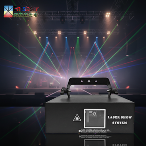 Professionnel DMX512 3D Animation rvb couleur scène Laser lumières commande vocale KTV <span class=keywords><strong>Flash</strong></span> lampe discothèque Bar Disco scène lumière - Product Image 1