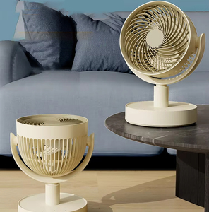 Ventilateur électrique de bureau <span class=keywords><strong>Mi</strong></span> secouant la tête Affichage numérique intelligent Mini ventilateur de refroidissement Type-C Rechargeable Portable Ventilateur à faible bruit - Product Image 2