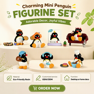 Boîte mystère personnalisée en résine écologique, jouet animalier mignon de <span class=keywords><strong>dessin</strong></span> <span class=keywords><strong>animé</strong></span>, jouets de collection, décoration de bureau et de maison, usine OEM ODM - Product Image 2