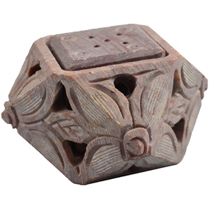 กระถางธูปหินธรรมชาติ,แท่นปักธูปออกแบบตามธรรมชาติสำหรับตกแต่งและตกแต่งในร่ม - Product Image 4