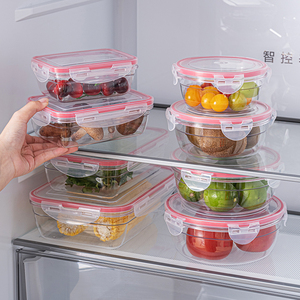 Niêm phong nhựa hình chữ nhật Hộp Ăn Trưa tái sử dụng thực phẩm lưu trữ hộp nhựa thực phẩm <span class=keywords><strong>container</strong></span> với nắp - Product Image 3