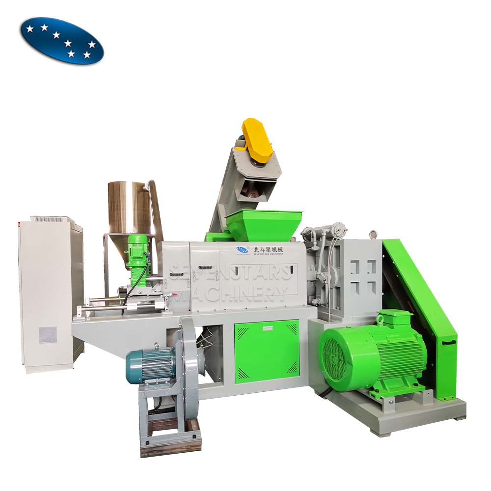 Экструдер для переработки полиэтиленовой Пленки Ldpe, сушилка для удаления воды, машины для выжимания с Гранулированием