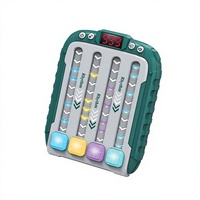 Console de jeu en plastique Rhythm Master : Machine de danse puzzle pour accélérer le rythme, débloquer les niveaux, soulager le stress, bataille multijoueur, fonctionne sur piles