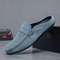 Offre Spéciale chaussures décontractées confortables à enfiler pour hommes vente en gros de mocassins respirants en PU pour hommes