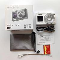 Dernier modèle d'appareil photo numérique haute définition 4K, zoom optique 10x, double moniteur, capteur CMOS