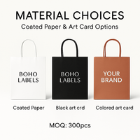 Sacs de vente au détail en papier couché de qualité supérieure Laminage brillant Poignée torsadée Style de luxe pour l'emballage de crème de rouge à lèvres personnalisé Utilisation pour les chaussures