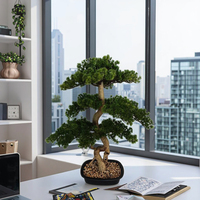 Plante artificielle en PE vert de haute qualité, très vendue, pour Noël, Nouvel An, la Saint-Valentin, Halloween, salon