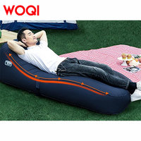 WOQI Vente chaude en gros 210T Nylon Dossier intérieur et extérieur Canapé gonflable Lit gonflable automatique