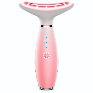 เครื่องนวดหน้าและลำคอแบบชาร์จไฟได้ พร้อมความร้อน LED และระบบสั่นสะเทือน สำหรับการดูแลผิวหน้าและยกกระชับใบหน้า - Product Image 2