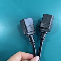 Utilisation en intérieur Support robuste pour équipement informatique d'entreprise Câble d'extension Cordon d'alimentation PC Connecteurs IEC 60320 C19 à C20