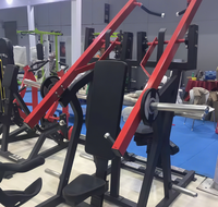 Banc de musculation multifonctionnel réglable en acier NO.18 pour développements pectoraux, tractions latérales, presse à banc assis à double poignée pour musculation