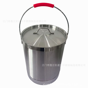 Stainless Steel Stock <b>Pot</b> 5L Above With Lid And Handle For Commercial Use - Product Image 1