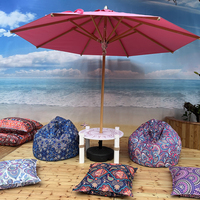 Sillón de Exterior Moderno, Impermeable, Estilo Nórdico con Estampado Étnico, para Hoteles, Playas, Parques, Sala de Estar, Personalizable