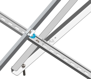 Structure de montage solaire pliable ZM Steel S350GD, kit triangulaire en acier pour système photovoltaïque commercial |   Art Sign - Product Image 2