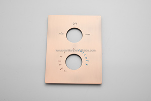 Brass Material Red <strong>Bronze</strong> Inwall Concealed Thermostatic Bathroom <strong>Shower</strong> Set Hot and Cold Water Copper Color <strong>Shower</strong> Faucet - Product Image 2