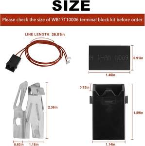 Kit de Repuesto de Conector de Enchufe para Quemador de Superficie de Estufa Eléctrica, Compatible con <span class=keywords><strong>DR</strong></span>, de Plástico Sostenible, para Uso Doméstico, 2 Unidades - Product Image 2