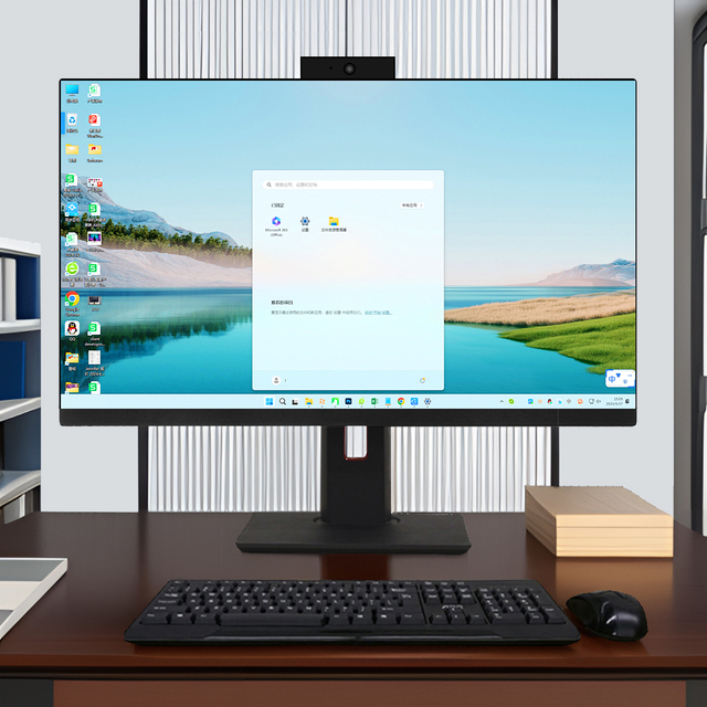 23.8 24 Inch Oem Brand Desktop Computer Set 16GB+512GB Gaming PC Case I5/i7/i9 All in One Desktop Core I7