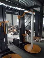 PangDa Film Rétractable Palette Stretch Machine D'emballage Cylindrique Machine D'emballage Porte/Fenêtre Panneau Machine À Bobiner