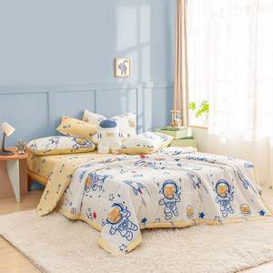 <b>Comfortable</b> and Breathable Four-Season Thin Quilt with Cartoon Animal Pattern <b>Blanket</b> - Product Image 1